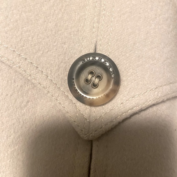 AUTHENTIC BURBERRY CASHMERE WOOL BLEND TRENCH COAT BURBERRY SIZE 42 (S/M) - Picture 6 of 13